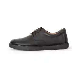 کفش روزمره چرم طبیعی مردانه ایران طب مدل پانو چرمی