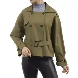 بارانی کوتاه زنانه عصر جدید کد 3527