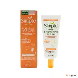 کرم دور چشم روشن کننده سیمپل سری Protect N Glow حجم 25 میل