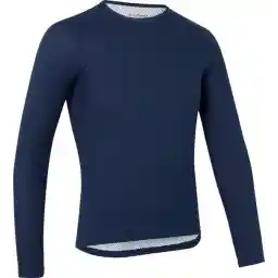 GripGrab - Ride Thermal Lange Mouw Winter Fiets Ondershirt Polygiene Base Layer Thermoshirt - Navy Blauw - Heren - Maat XXL