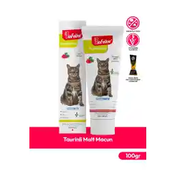 BioFeline Taurinli Malt Macun 100g | Taurine Paste | Kediler İçin Tüy ve Sindirim Sağlığı Destekleyici