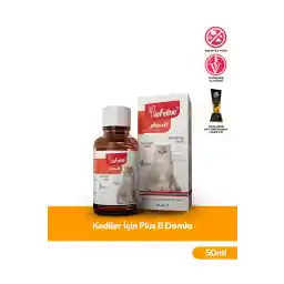 BioFeline Plus B Damla – Kedi Tüy Dökülmesini Azaltan Biotinli & Çinko Destekli Takviye 50 ml