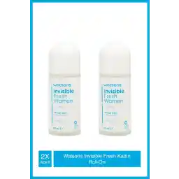 Watsons Invisible Fresh 48 Saat Etkili Kadın Roll-on 50 ml X2 Adet