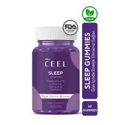 Vita Ceel Vegan Gummy به خواب خوب و بیداری پر انرژی کمک می کند ویتامین B6، پاسی فلورا، 5-htp، L-theanine