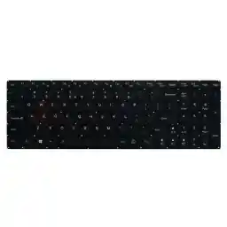 کیبرد لپ تاپ لنوو IdeaPad Y700 مشکی-با بک لایت-بدون فریم Keyboard Laptop Lenovo IdeaPad Y700 Black Whit Ba
