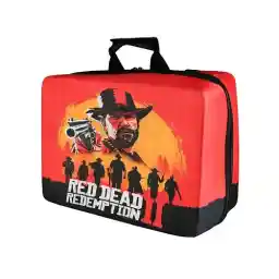 کیف کنسول PS5 طرح Red redemption 2 Red redemption 2 PS5 bag