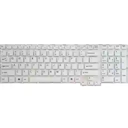 کیبرد لپ تاپ فوجیتسو Lifebook AH532 سفید-اینترکوچک بدون فریم Keyboard Laptop Fujitsu Lifebook AH532 White-With