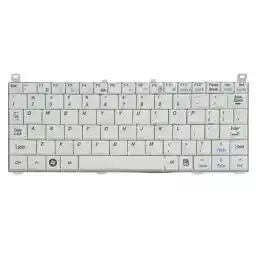 کیبرد لپ تاپ توشیبا Mini NB100 سفید Keyboard Laptop Toshiba Mini NB100 White