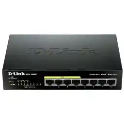 سوییچ 8 پورت گیگابیتی و غیر مدیریتی دی-لینک مدل DGS-1008P D-Link DGS-1008P 8-Port Gigabit PoE Unmanaged Swi
