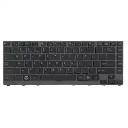 کیبرد لپ تاپ توشیبا Satellite M640 مشکی-با فریم طوسی Keyboard Laptop Toshiba Satellite M640