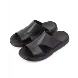 دمپایی چرم طبیعی مردانه ایران طب مدل ماطا