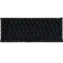 کیبرد لپ تاپ اپل 1369-1466 مشکی-اینترکوچک Keyboard Laptop Apple 1369-1466-Small Enter