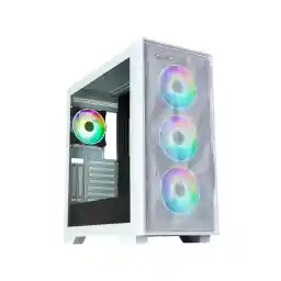 کیس کامپیوتر گیمینگ مسترتک مدل Hunter X Gaming White Master tech Hunter X Gaming White Gaming Computer Case