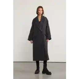 SERHANE کت کاف مشکی اوورسایز گشاد