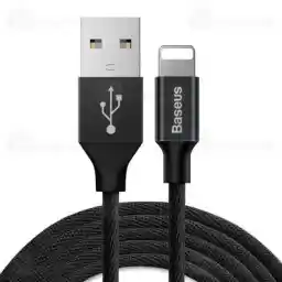 کابل لایتنینگ بیسوس Baseus Yiven Cable CALYW-A01 طول 1.8 متر و توان 2 آمپر Baseus Yiven Cable CALYW-A01 lightning cable, length 1.8 meters