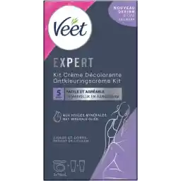 ست Veet برای سفید کردن مو - صورت و بدن - پوست معمولی - 2x75ml