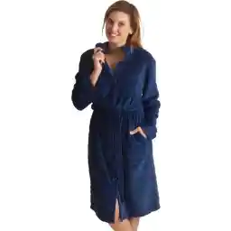 حمام دکمه دار - روپوش زنانه پشمی - با دکمه بسته - نرم و گرم - سایز XL