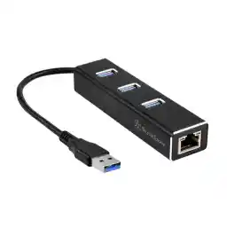هاب 3 پورت USB 3.0 سیلوراستون مدل SST-EP04C 3-port USB 3.0 Silverstone hub model SST-EP04C