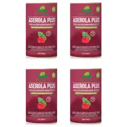 DRNATURAL 4 عدد پودر گیاهی مخلوط آسرولا پلاس حاوی عصاره آسرولا 150 گرم.