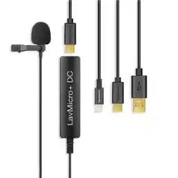 میکروفون یقه ای سیم دار سارامونیک سری LavMicro+ DC SARAMONIC Microphone with Wire LavMicro+ DC