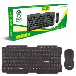 کیبورد و ماوس وایرلس P-NET مدلKB-800 PNET-KB-800
