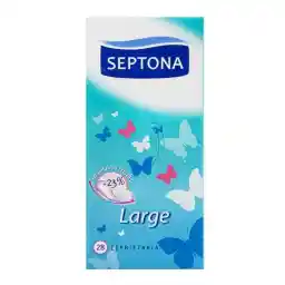 پد بهداشتی روزانه نازک مدل لارج 28عددی سپتونا