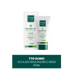 TTO CLINIC کرم مرطوب کننده صورت کلاژن 60 میلی لیتر روغن درخت چای ضد پیری ضد پیری / هیالورون
