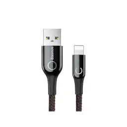 کابل لایتنینگ هوشمند قطع کن خودکار بیسوس Baseus C-Shaped Light Intelligent CALCD-01 Baseus C-Shaped Light Intelligent CALCD-01