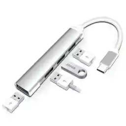 هاب 4 پورت TYPE-Cبه USB3.0 مدل T-3604 P-NET HUB port TYPE-C USB3.0 T-3604