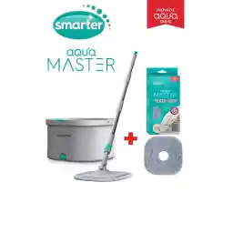 ویژگی جداسازی آب تمیز و کثیف یدکی SMARTER Aqua Master Set Automatic Cleaning Mop Mop