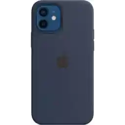 قاب پشت سیلیکونی اپل MagSafe iPhone 12، iPhone 12 Pro - Deep Navy