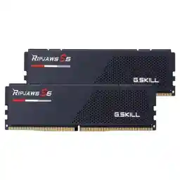 رم دسکتاپ DDR5 دو کاناله 5200 مگاهرتز CL40 جی اسکیل مدل Ripjaws S5 ظرفیت 64 گیگابایت G-Skill RipJaws S5 64GB 5200Mhz CL40 DDR5 Dual Desktop RAM