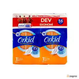 نوار بهداشتی ارکید مدل Ultra Extra سایز نرمال بسته 56 عددی