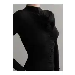 لباس پارچه ای رز با جزئیات شنی popibutik