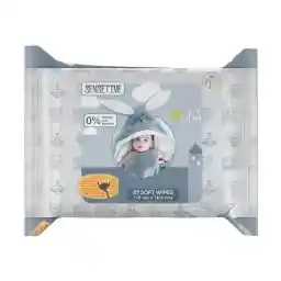 دستمال مرطوب کودک مدل Sensitive بسته 27 عددی سون کوئین