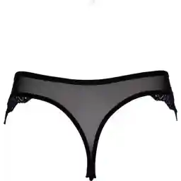 توری رشته ای TAVIENNE با جزییات فلزی زیرپوش زنانه - مشکی - سایز L