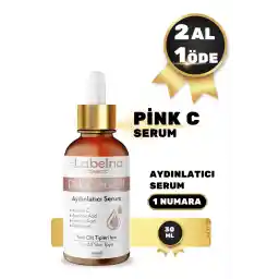 سرم روشن کننده و لک آرایشی Labelna 30 میلی لیتر سرم پوست - سرم صورتی سی