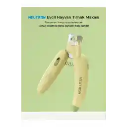 NEUTRON Kedi Tırnak Makası, Lazer Işını ile Tırnak İçi Damarlarını Görme, UV Işını İle Bakterileri Görme