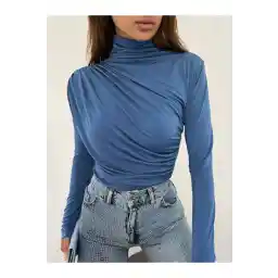 بلوز شنی نیم گردن مودامورفو