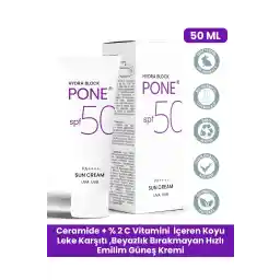 PROCSIN Hydra Pone Spf50+ Cilt Tonu Eşitleyici Makyaj Efekti Veren Cam Cilt Güneş Kremi Pa++++