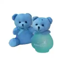 ست عطر و عروسک کودک بیبی لاو مدل خرسی حجم 510 میل - آبی