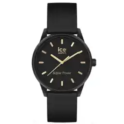 Ice Watch ICE solar power - Black gold 020302 Horloge - Siliconen - Zwart - Ø 36 mm
