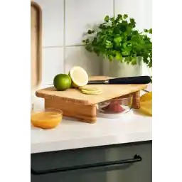 Perotti Soho Standlı Bambu Doğrama Tahtası 14982 Kesme Tahtası 33,5x22 Cm