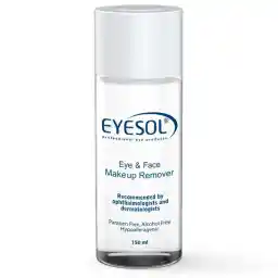 محلول پاک کننده آرایش چشم و صورت آیسول حجم 150 میل