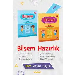 توجه انتشارات Atölyesi آمادگی آزمون Kopar Bilsem چک رشد مهارت های شناختی با مجموعه 2 سوال تقویت کننده هوش