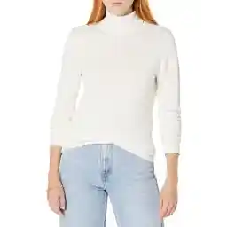 Amazon Essentials Women's Classic-Fit Lightweight Long-Sleeve Turtleneck Sweater (Available in Plus Size)