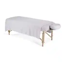 EARTHLITE Flannel Massage Table Sheet Set DURA-LUXE – Durable, Soft, Luxurious Comfort, Double-Napped Top Sheet, Fitted & Crescent Cover (UPDATED)