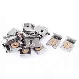 uxcell sourcingmap® Adjustable Wall Hanging Mount Mirror Clip Brackets 5 Sets