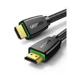 UGREEN HDMI Cable 4K 3M HDMI 2.0 18Gbps High-Speed 4K@60Hz Video Wire Ultra HD 3D 4K Cord Braided Compatible with MacBook Pro UHD TV Nintendo Switch Xbox Playstation PS5/4 PC Laptop