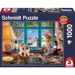 Schmidt Spiele 58344 Aan de puzzeltafel, puzzel van 1000 stukjes